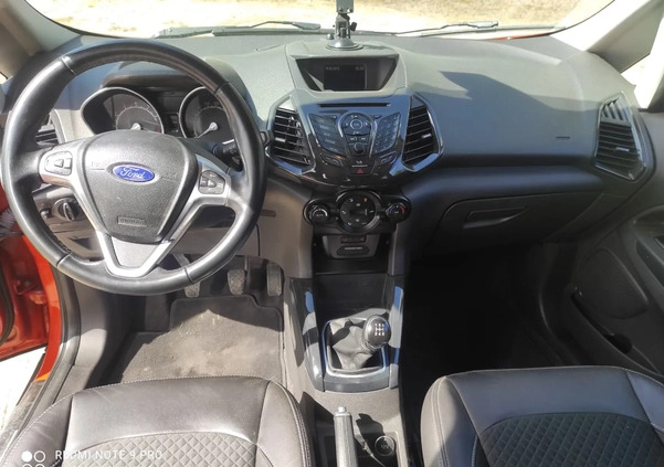 Ford EcoSport cena 38900 przebieg: 72000, rok produkcji 2015 z Ostrołęka małe 154